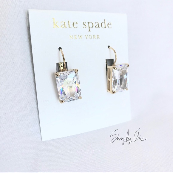 ‼️SOLD‼️New Kate spade draped jewels drop earrings - Picture 3 of 5